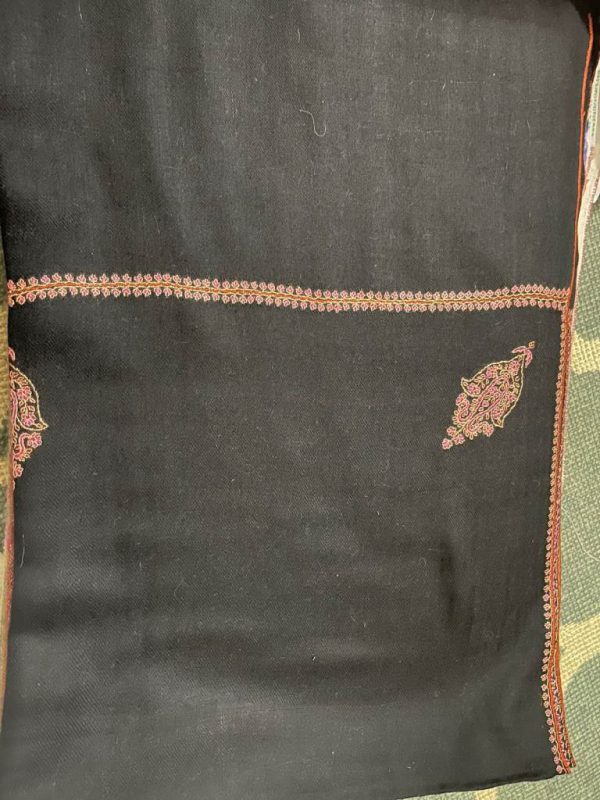 Kashmiri Shawl with hand Sozni?Embroidery by Safoora NRSRC417781-0110