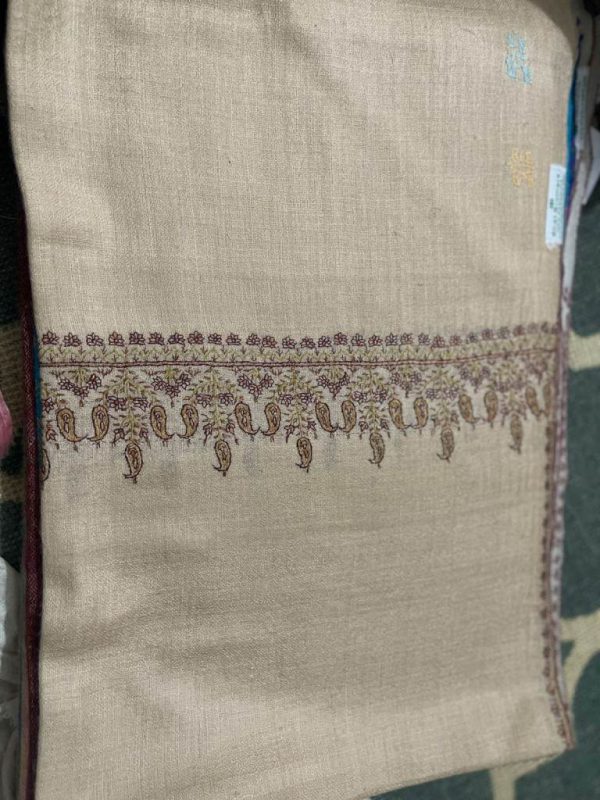 Kashmiri Shawl with hand Sozni?Embroidery by Safoora NRSRC417781-0111