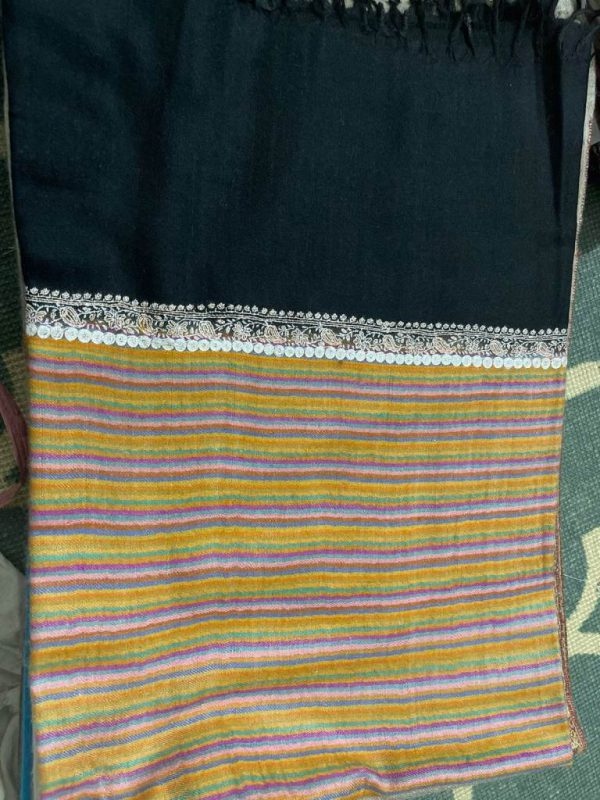Kashmiri Shawl with hand Sozni?Embroidery by Safoora NRSRC417781-0113