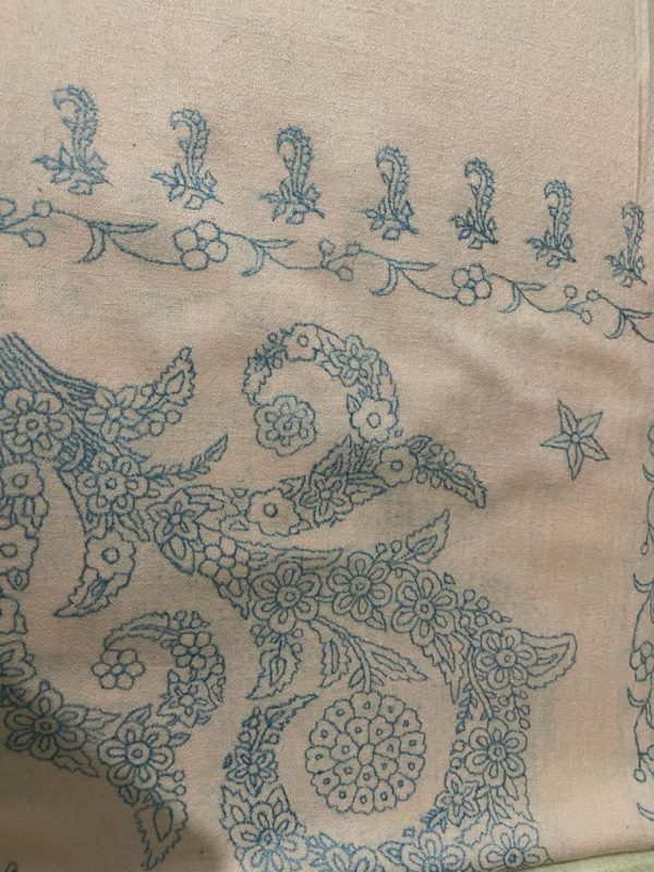 Kashmiri Shawl with hand Sozni?Embroidery by Safoora NRSRC417781-0018