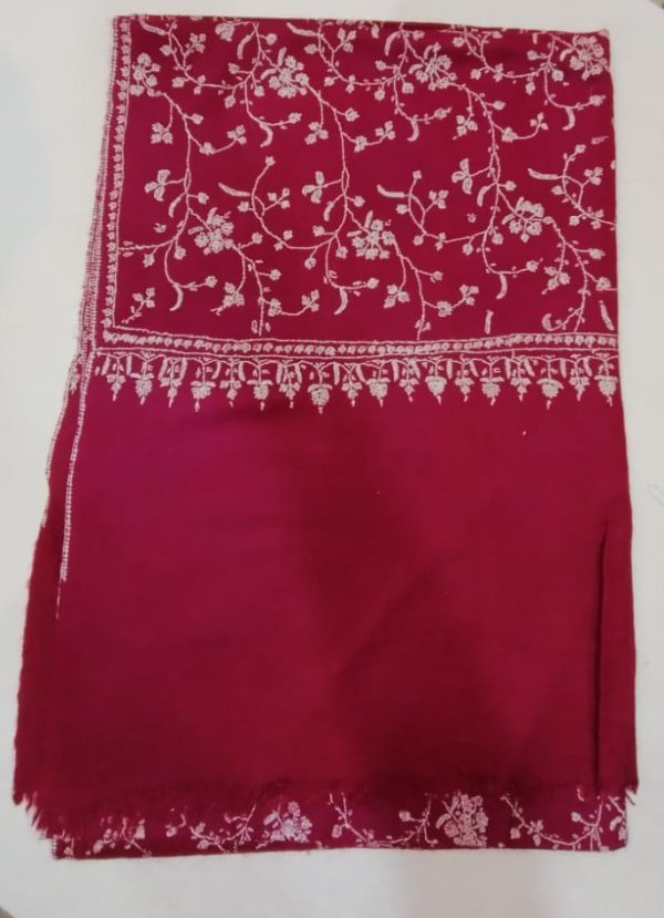 Kashmiri Shawl with hand Sozni?Embroidery by Safoora NRSRC417781-0023