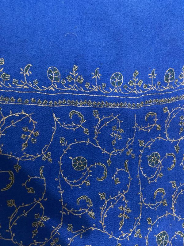 Kashmiri Shawl with hand Sozni?Embroidery by Safoora NRSRC417781-0038