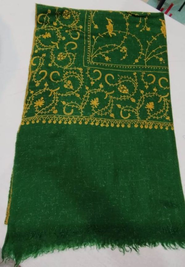 Kashmiri Shawl with hand Sozni?Embroidery by Safoora NRSRC417781-0041