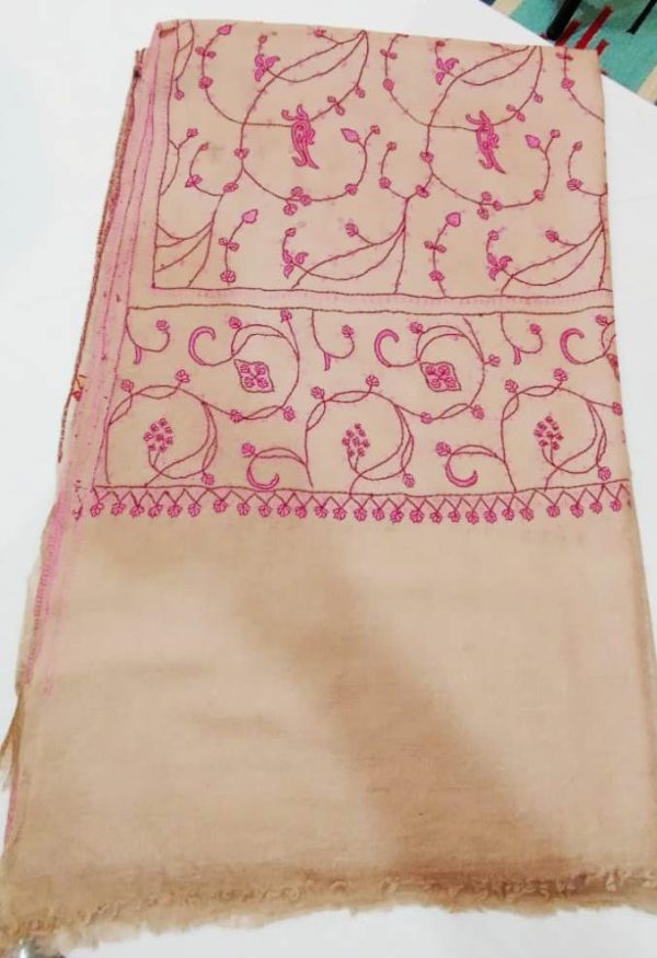 Kashmiri Shawl with hand Sozni?Embroidery by Safoora NRSRC417781-0042