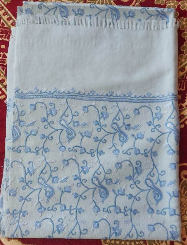 Kashmiri Shawl with hand Sozni?Embroidery by Safoora NRSRC417781-0047
