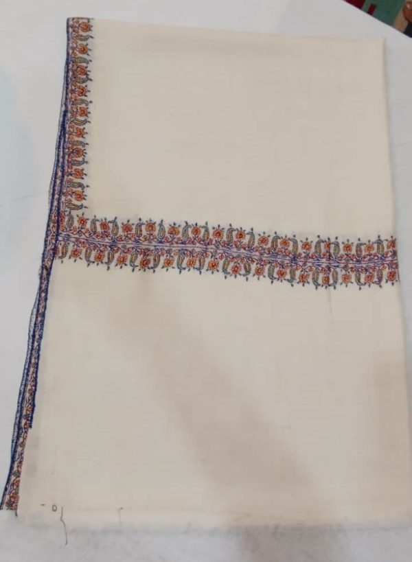 Kashmiri Shawl with hand Sozni?Embroidery by Safoora NRSRC417781-0056