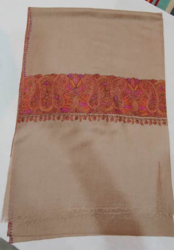 Kashmiri Shawl with hand Sozni?Embroidery by Safoora NRSRC417781-0058