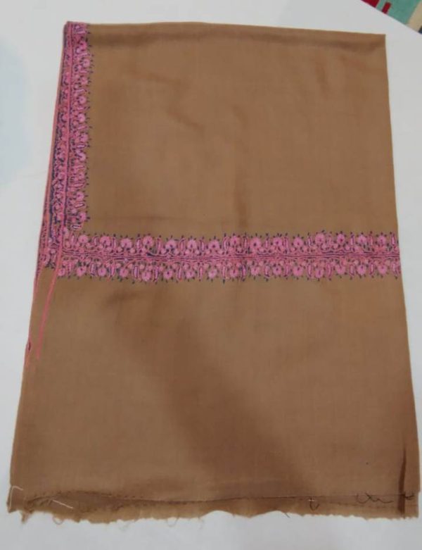 Kashmiri Shawl with hand Sozni?Embroidery by Safoora NRSRC417781-0059