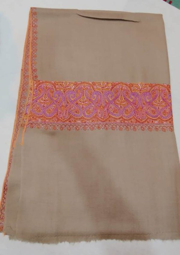 Kashmiri Shawl with hand Sozni?Embroidery by Safoora NRSRC417781-0063