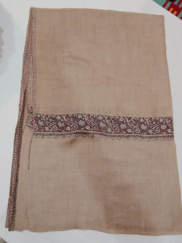 Kashmiri Shawl with hand Sozni?Embroidery by Safoora NRSRC417781-0068