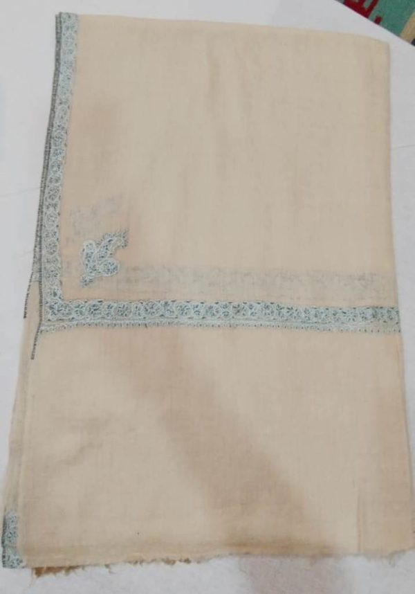 Kashmiri Shawl with hand Sozni?Embroidery by Safoora NRSRC417781-0070