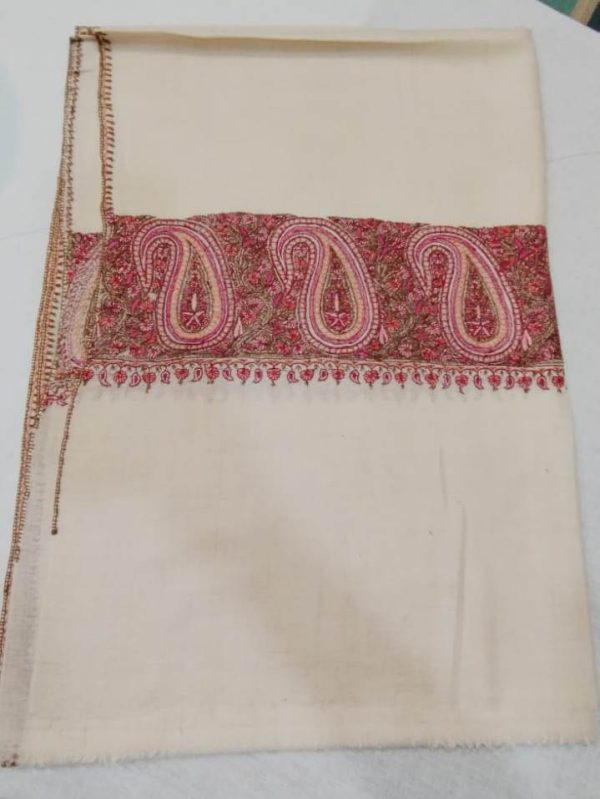 Kashmiri Shawl with hand Sozni?Embroidery by Safoora NRSRC417781-0074
