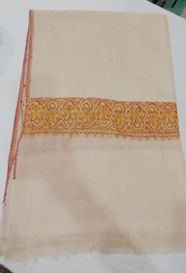 Kashmiri Shawl with hand Sozni?Embroidery by Safoora NRSRC417781-0075