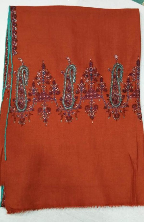 Kashmiri Shawl with hand Sozni?Embroidery by Safoora NRSRC417781-0079
