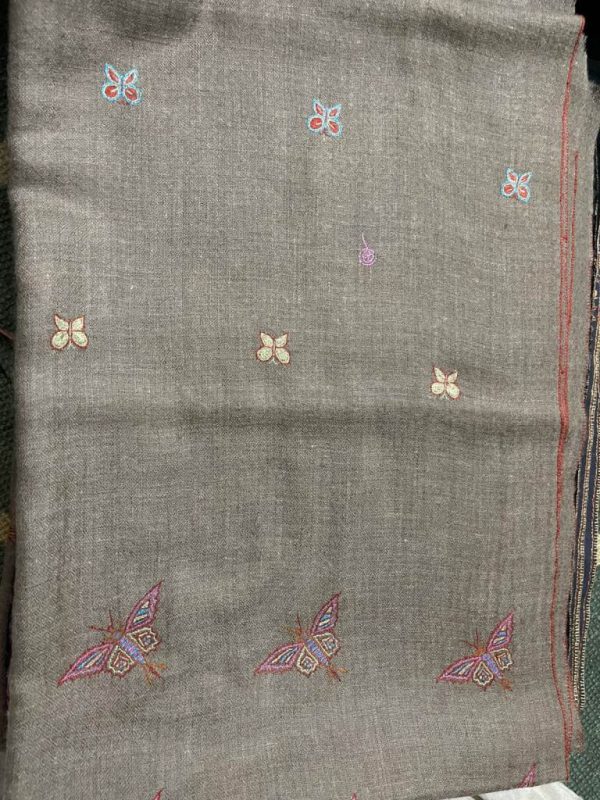 Kashmiri Shawl with hand Sozni?Embroidery by Safoora NRSRC417781-0082