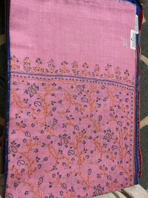 Kashmiri Shawl with hand Sozni?Embroidery by Safoora NRSRC417781-0093