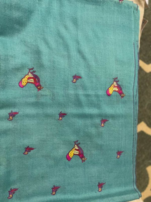 Kashmiri Shawl with hand Sozni?Embroidery by Safoora NRSRC417781-0097